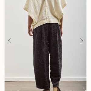 Black Crane Wide Pants